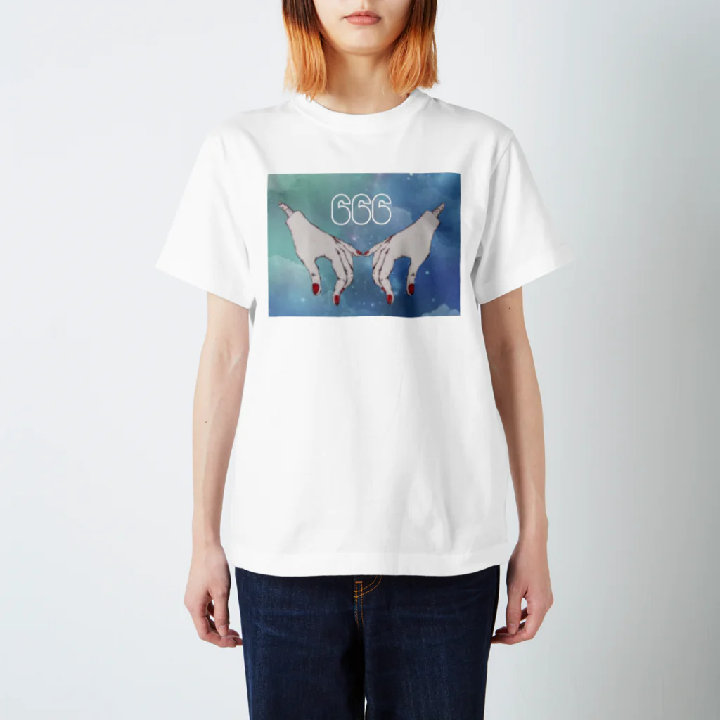 666の666 (ギャラクシー) スタンダードTシャツ