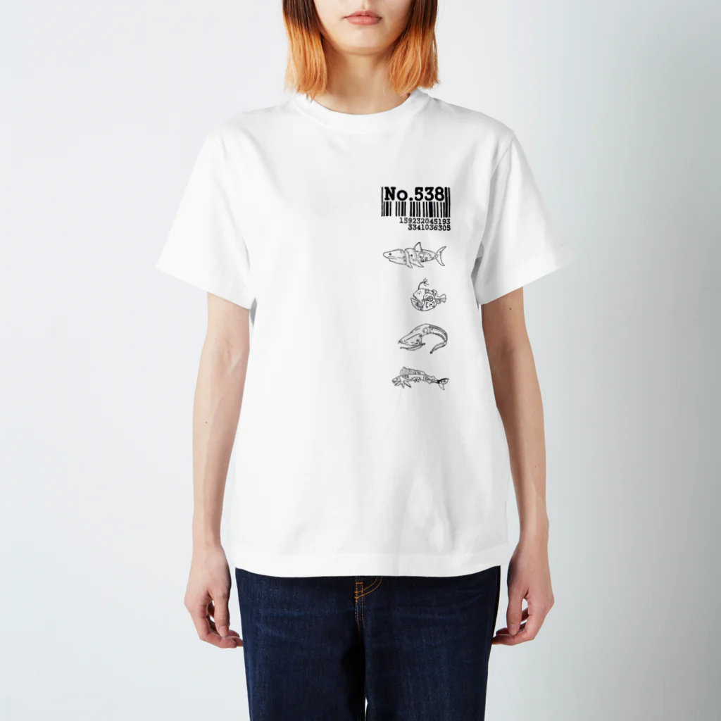 cosayaのNo.538サカナ Regular Fit T-Shirt