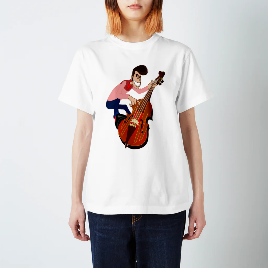 SilhouettesのBass  man！ スタンダードTシャツ