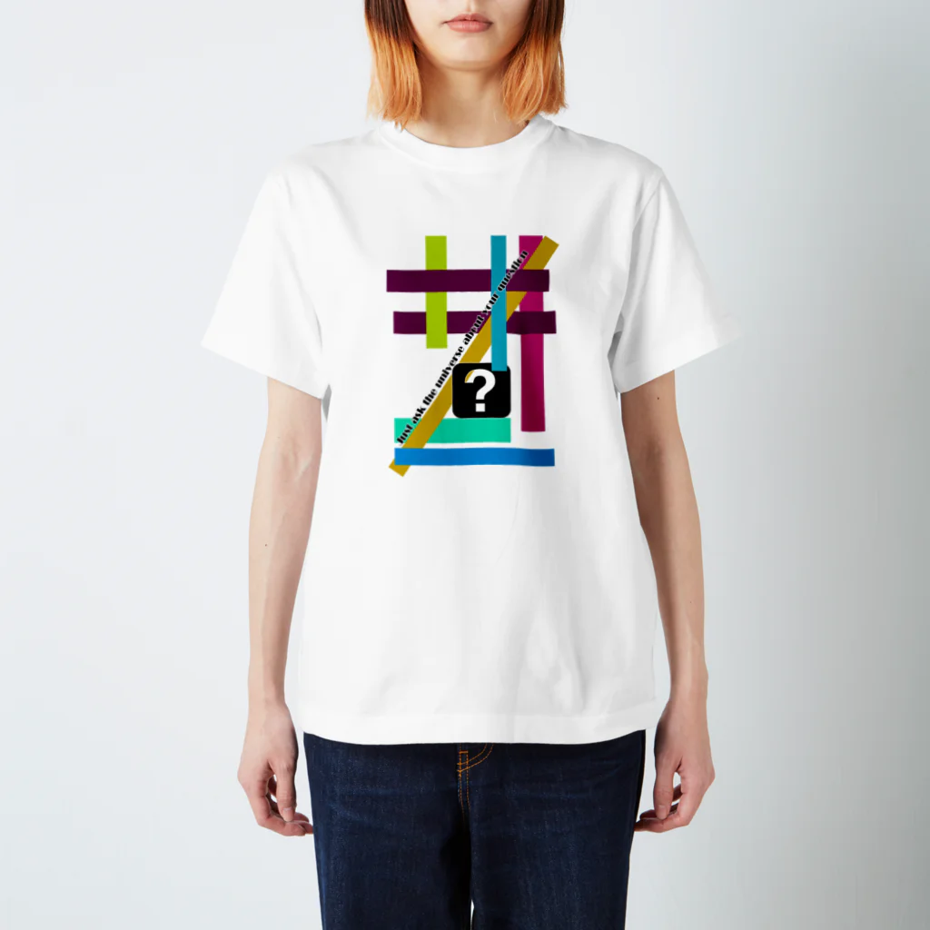 Estoy Feliz 　～ハッピーを毎日に～のjust ask the universe about yr question Regular Fit T-Shirt