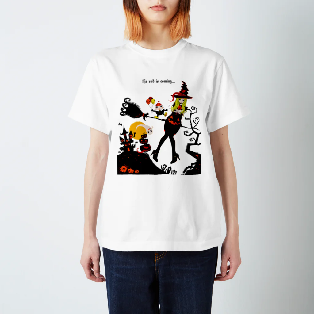 loveclonesのALICE THE END ハロウィンのアリスドール スタンダードTシャツ