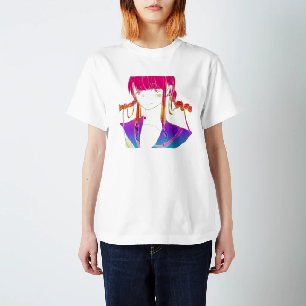 のやのみつあみ少女⑥ スタンダードTシャツ