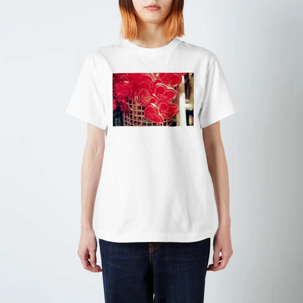 ep-desingのI love you スタンダードTシャツ