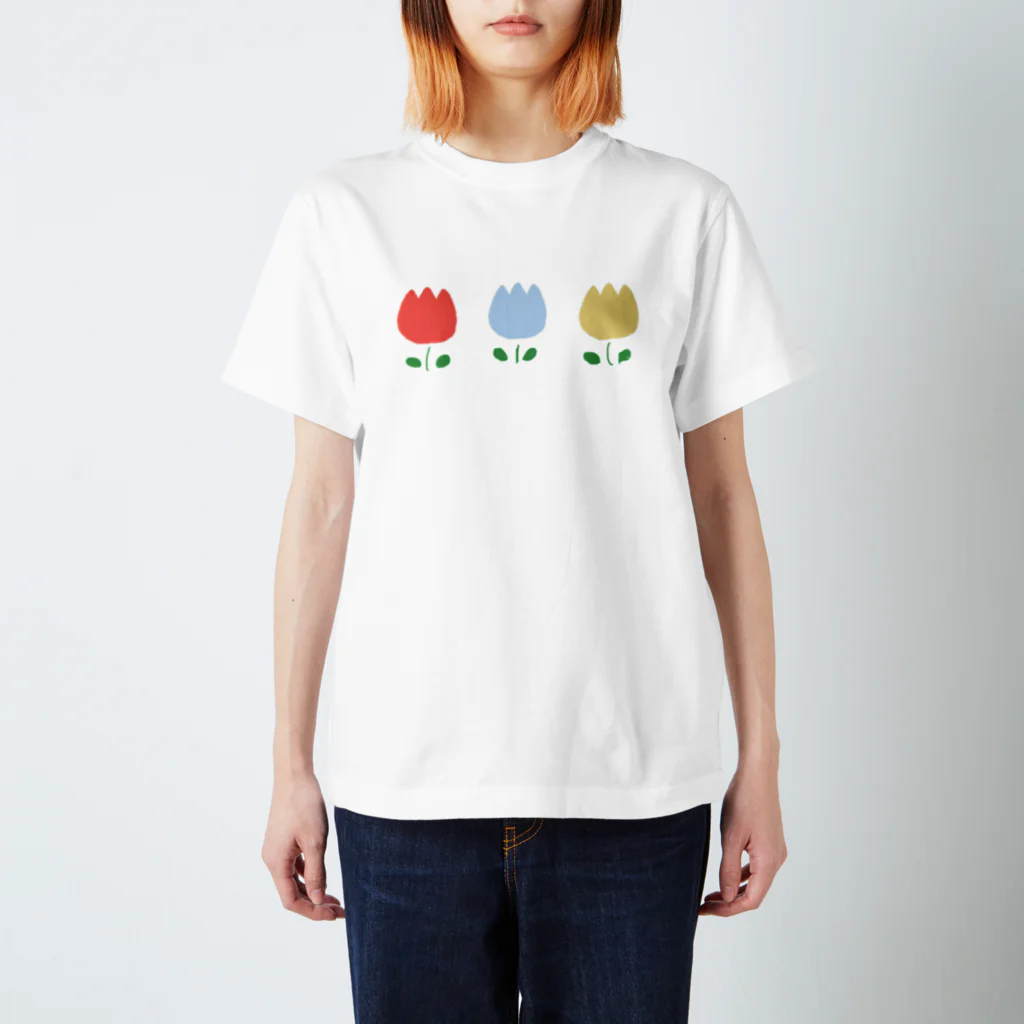 おやすみーこの信号チューリップ スタンダードTシャツ