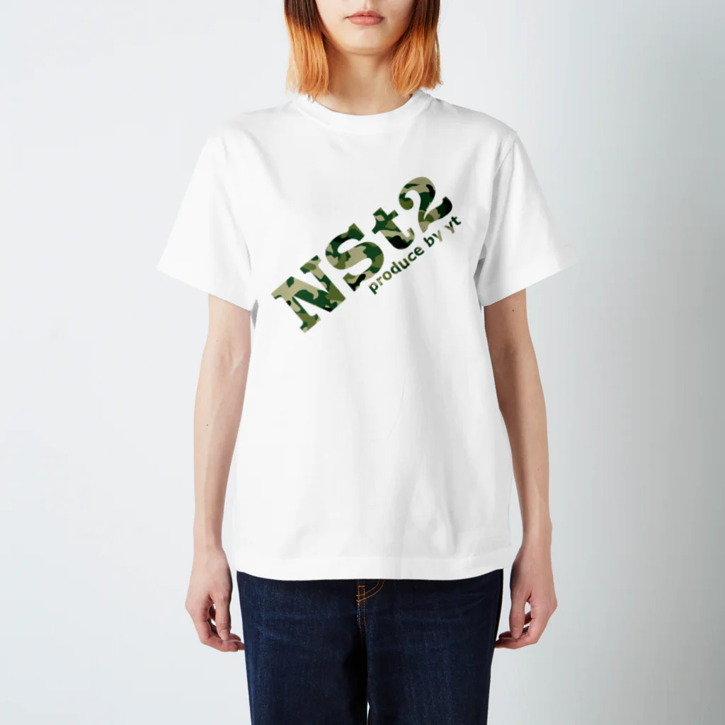 NSt2のNSt2-Tmeisai bigrogo スタンダードTシャツ