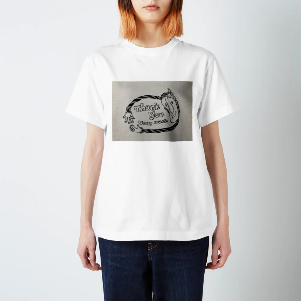 hiromidesignのありがとうの気持ちhiromidesign Regular Fit T-Shirt