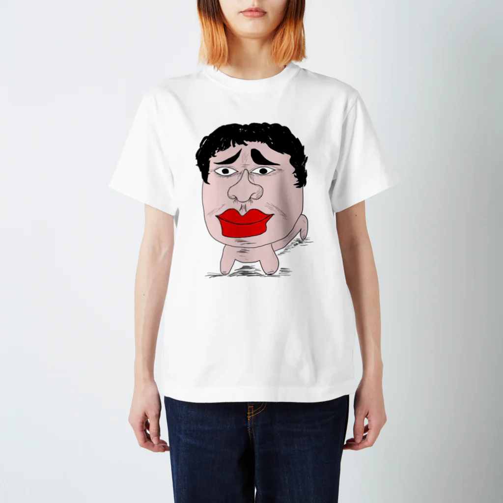 HANAGE WORKSの人面犬・おさむちゃん スタンダードTシャツ