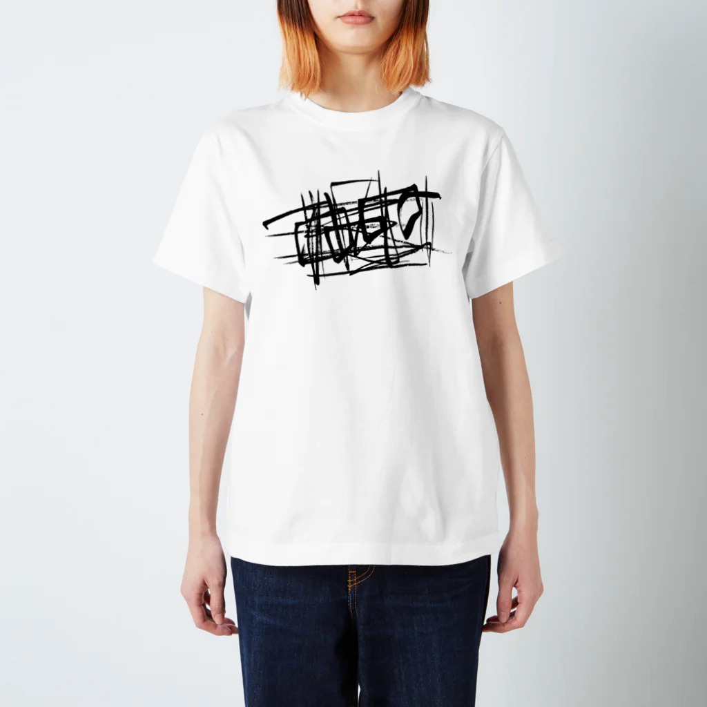 Rei Japanese Calligraphy Designのブラッシュラインシリーズ３ Regular Fit T-Shirt