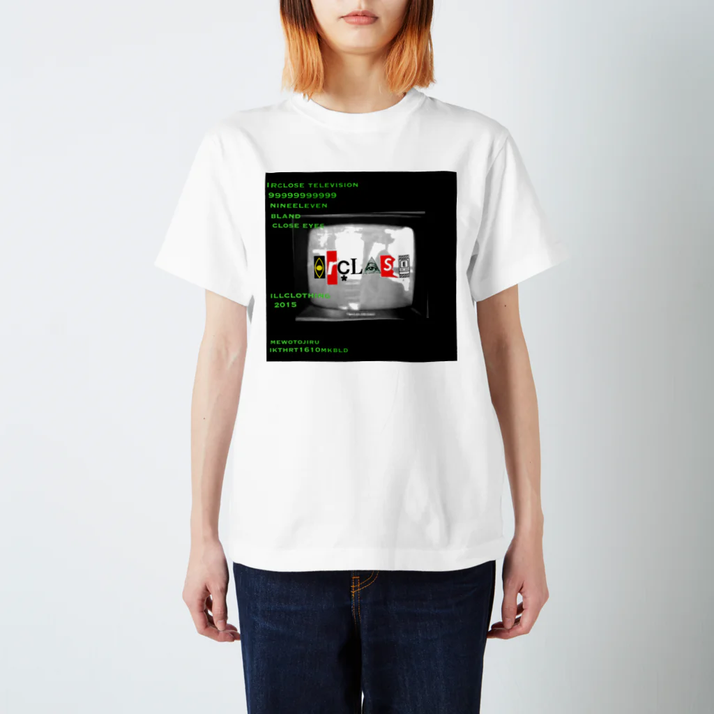 イルクロウズのtelevision graph スタンダードTシャツ