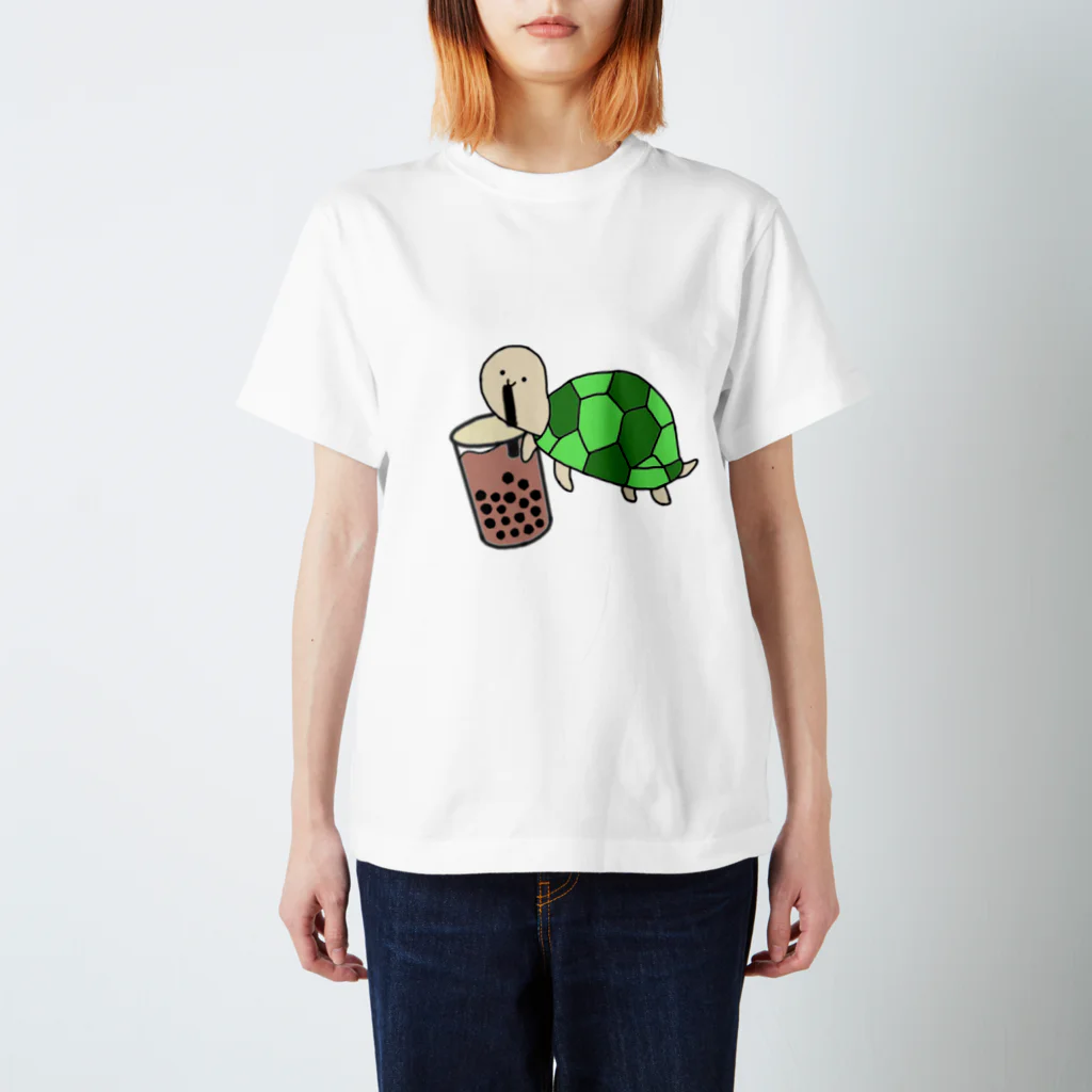 marurucoのタピオカめ スタンダードTシャツ