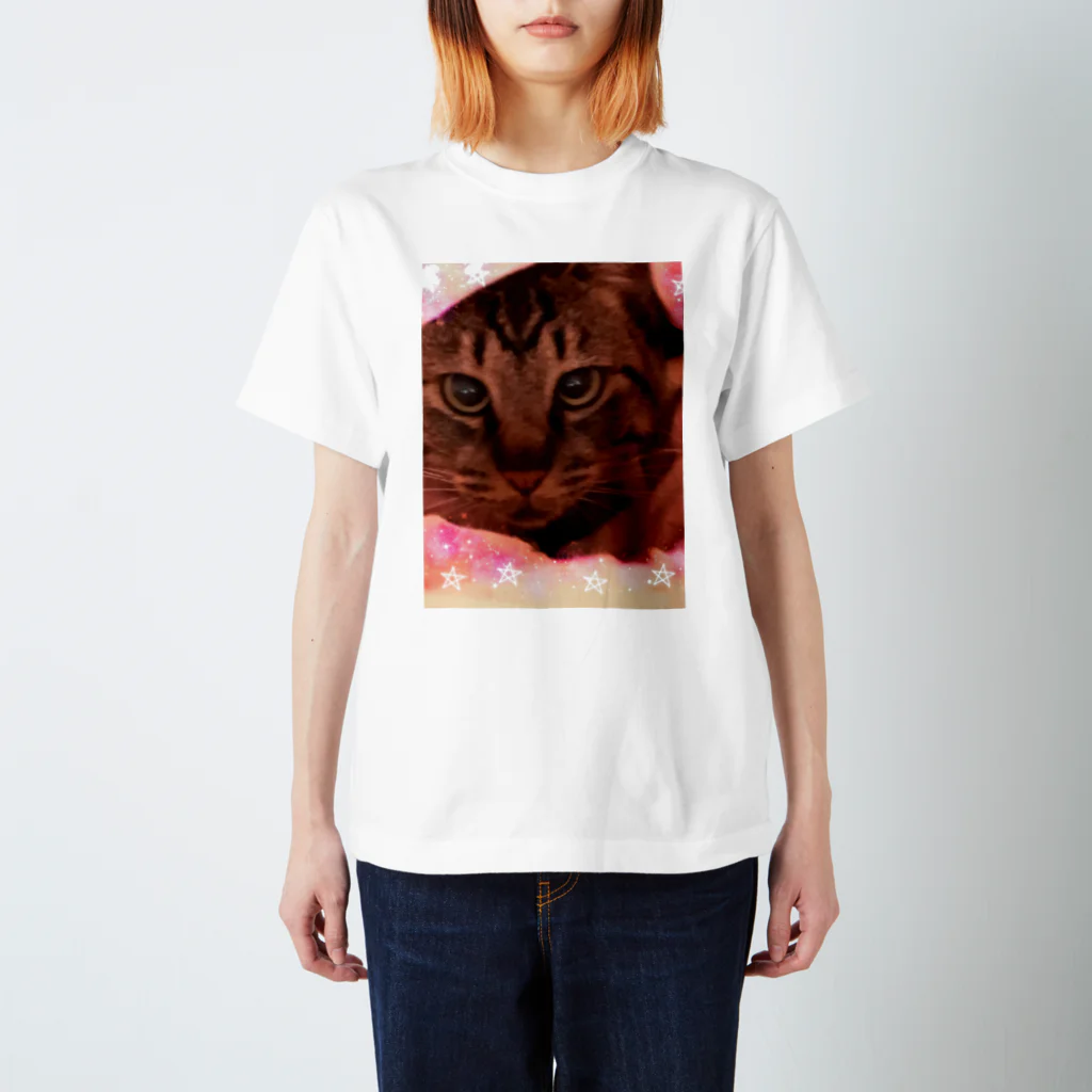 lunamoonaoのしましま猫ちゃん。 Regular Fit T-Shirt