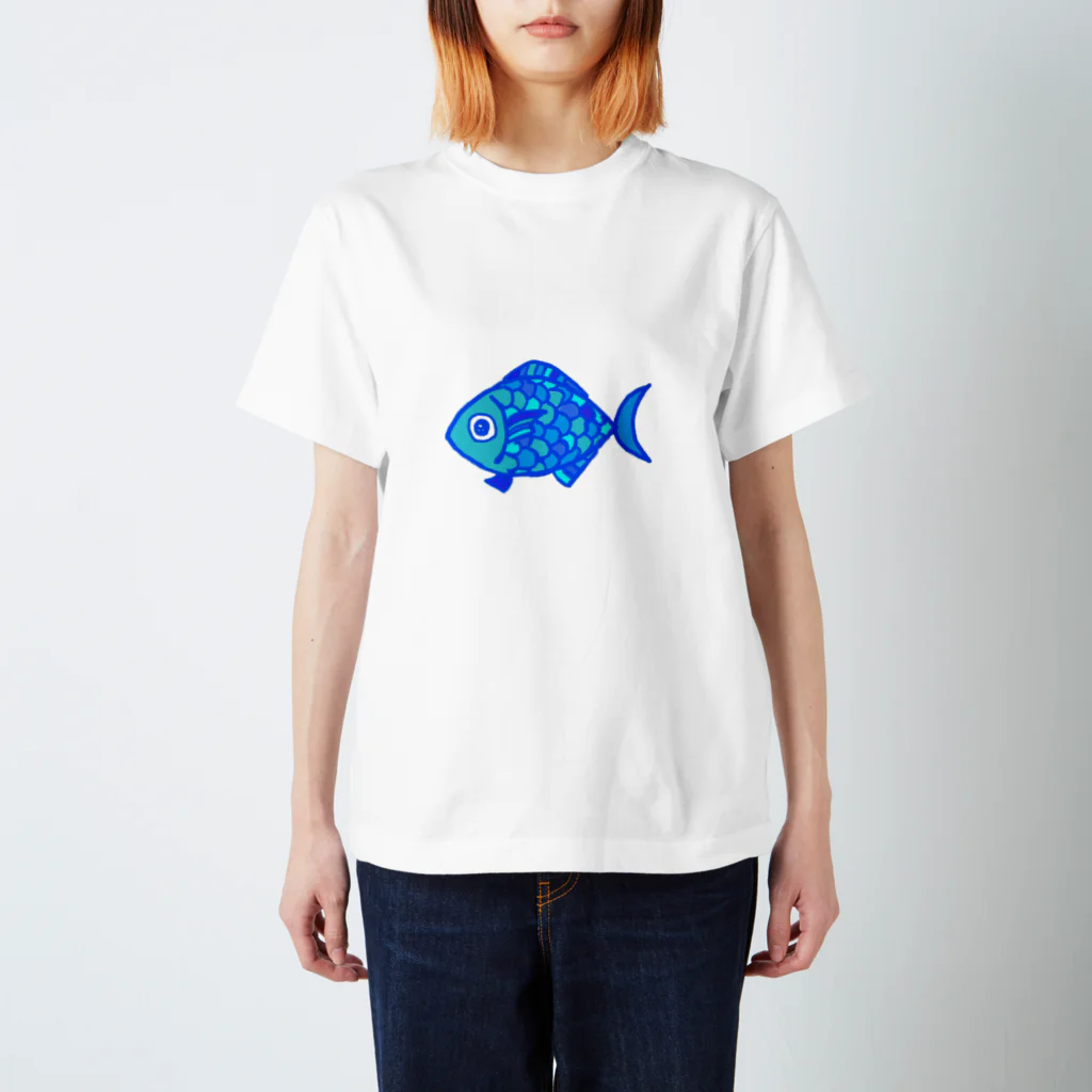 maru_taroのノーマル魚(第1形態) Regular Fit T-Shirt