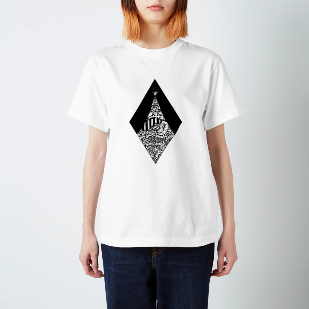 akari moonのダイヤと内臓 Regular Fit T-Shirt