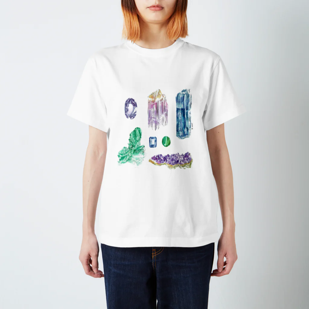 tsuboworiの鉱物絵 スタンダードTシャツ