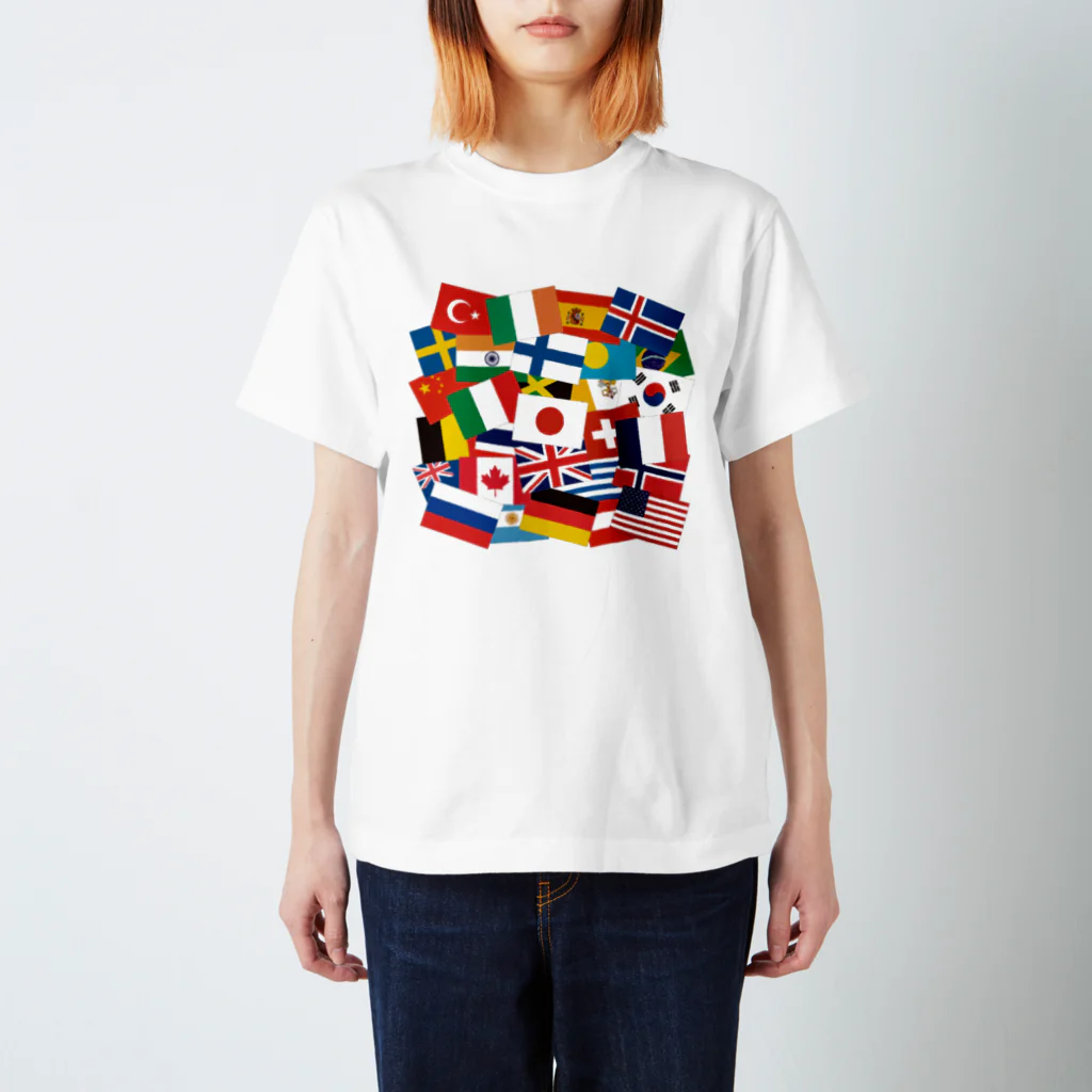 フォーヴァの国旗 Regular Fit T-Shirt