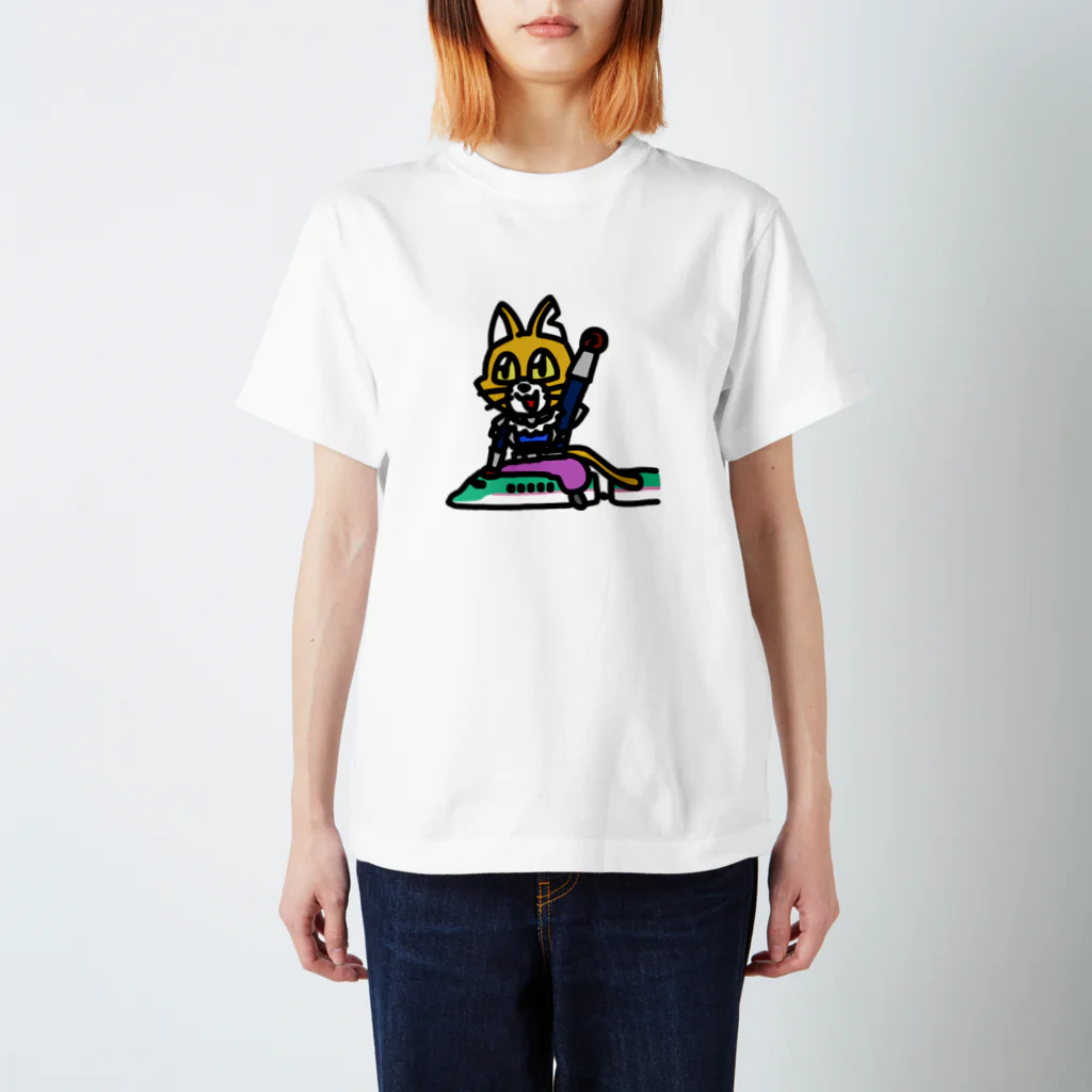 キャットＣのこうじょうけんがくのはやぶさキャットCニャ！ スタンダードTシャツ