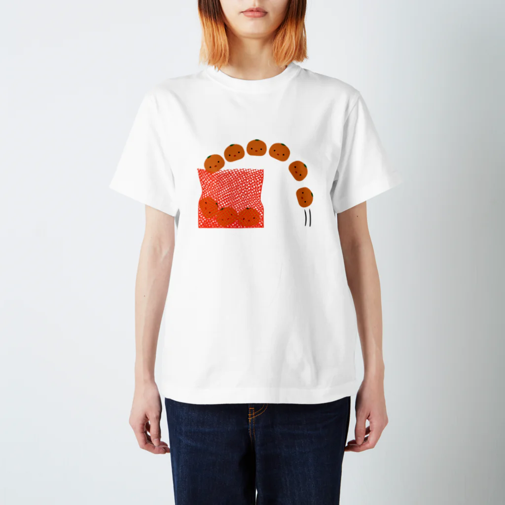 Mrs.Bean/ミセスビーンのみかんの出荷 Regular Fit T-Shirt