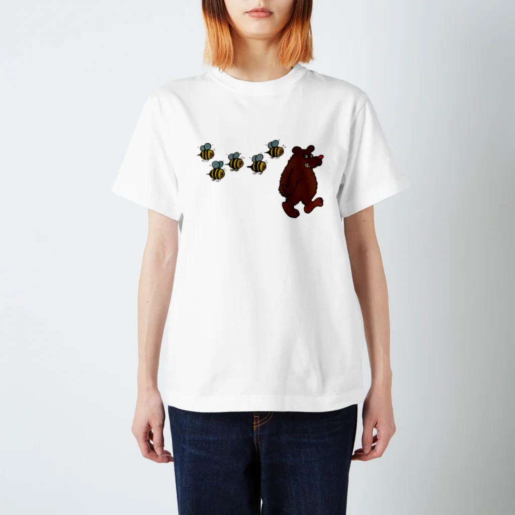 37SPIRITのbee bear スタンダードTシャツ