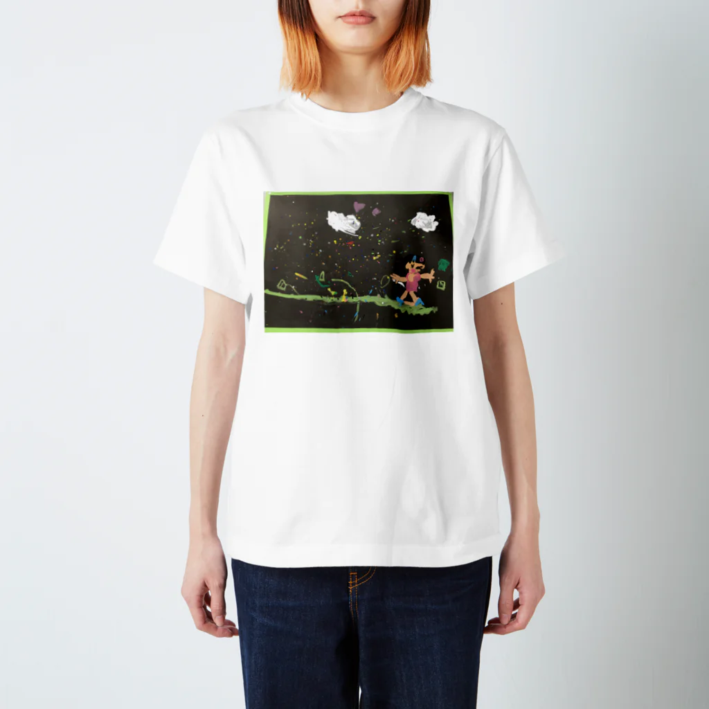 riraraの虹雨 Regular Fit T-Shirt