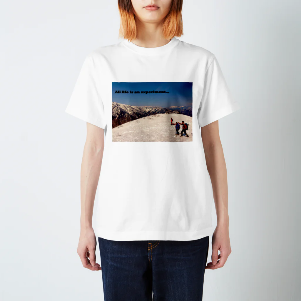 涼二 田辺のAll life is an experiment Regular Fit T-Shirt