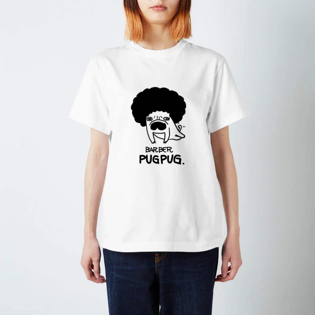 WANS.tokyoのBARBER PUGPUG スタンダードTシャツ