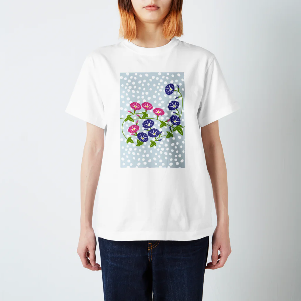 ジルトチッチのデザインボックスの朝顔の花 Regular Fit T-Shirt