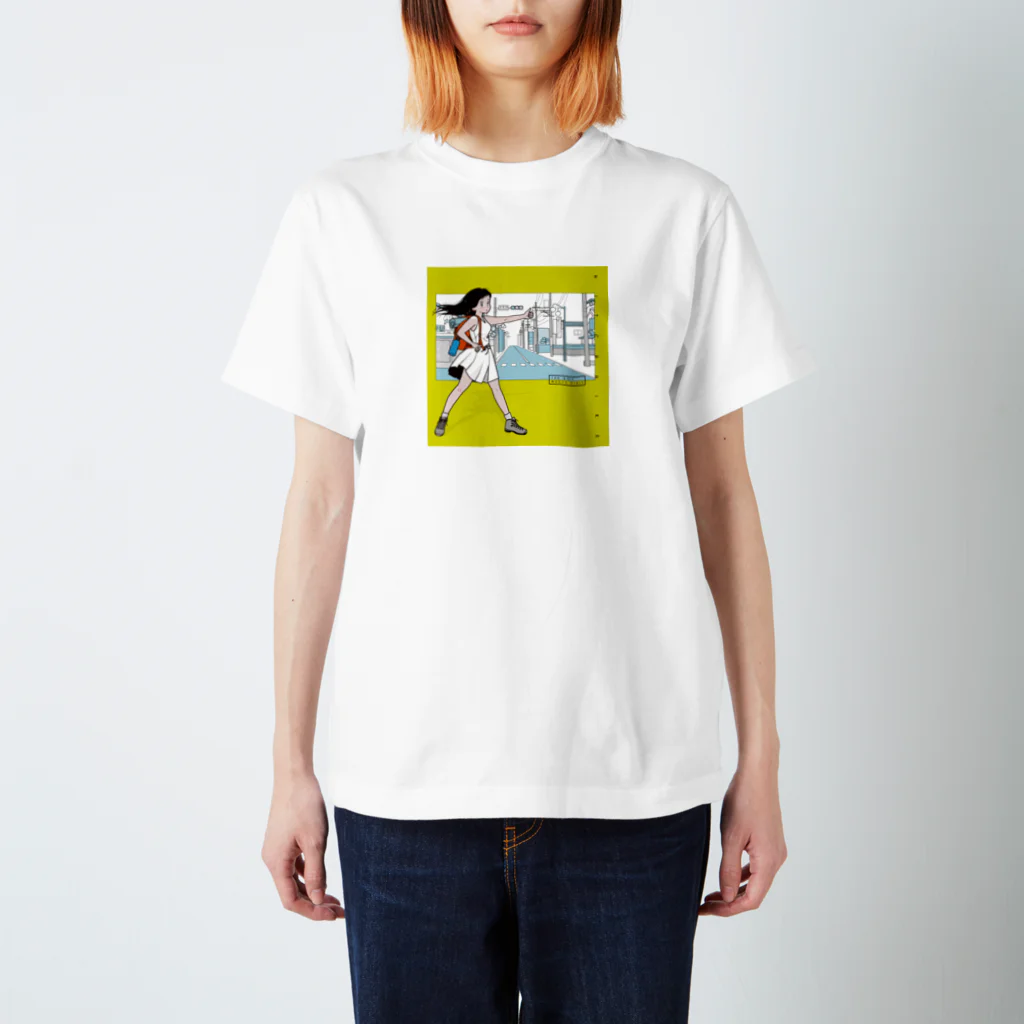 THE BOY MEETS GIRLSのHITCH HIKE Regular Fit T-Shirt