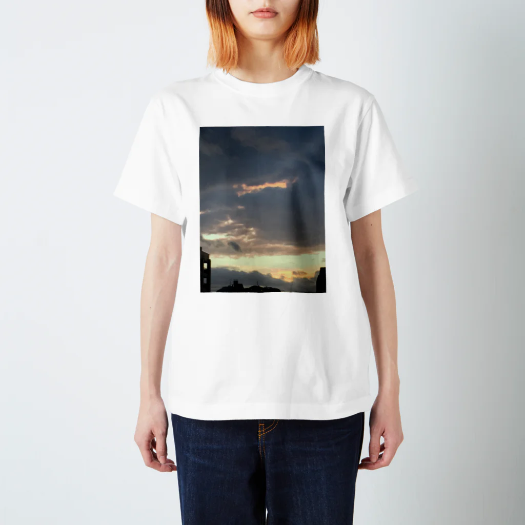 equal6006の夕方の雨雲 Regular Fit T-Shirt