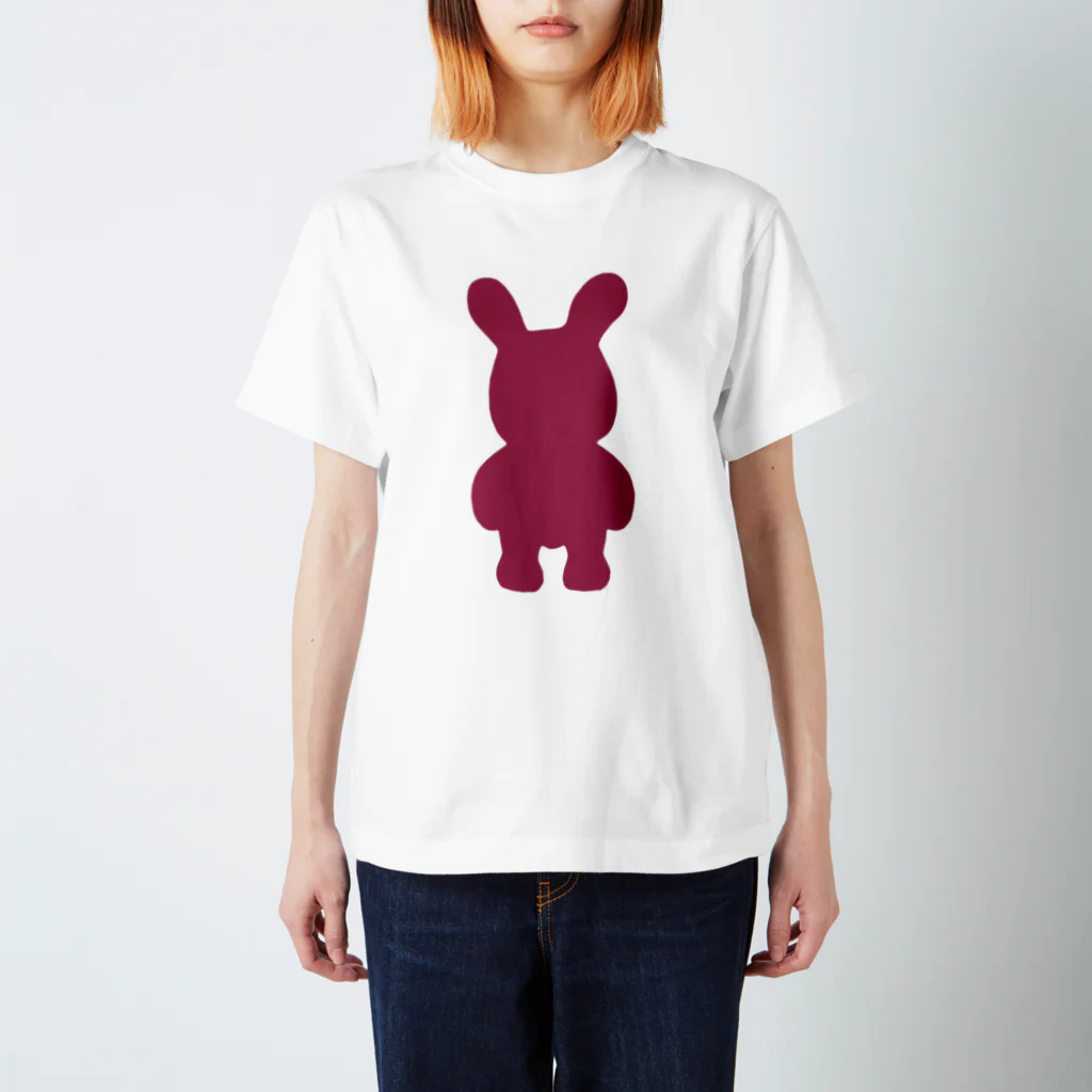 ピンクうさぎのたぶんセーフ スタンダードTシャツ