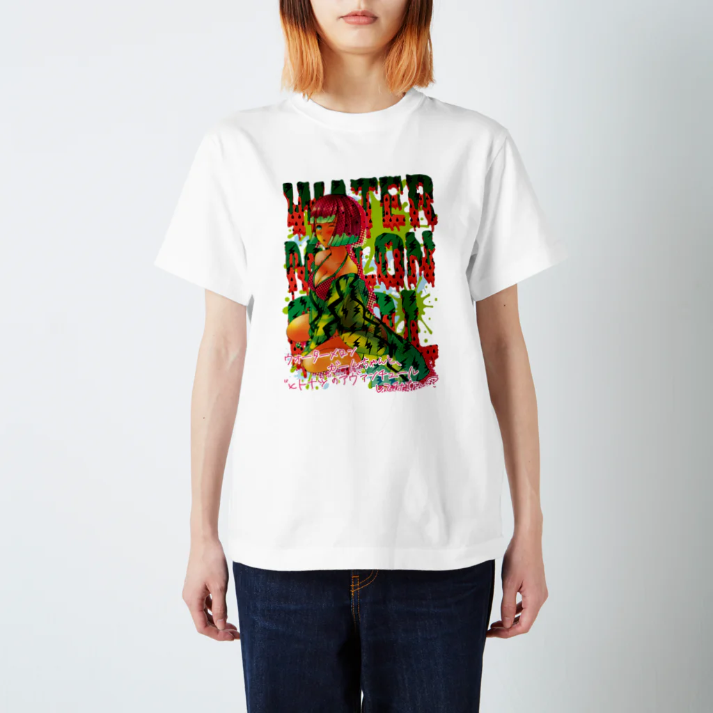 ⚡TEAM電光石火⚡️のすいか娘ちゃん Regular Fit T-Shirt