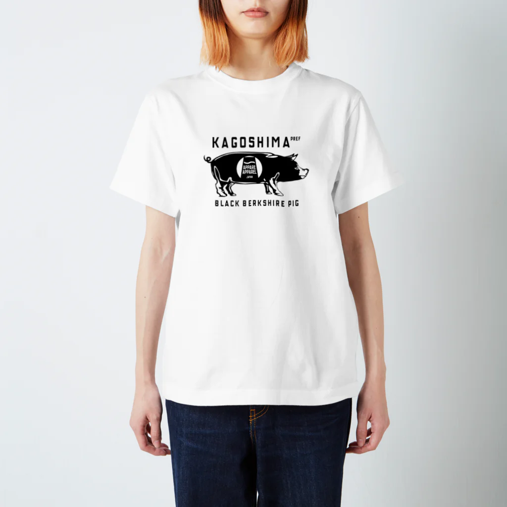 APPARE APPARELの鹿児島  黒豚  ピッグT スタンダードTシャツ