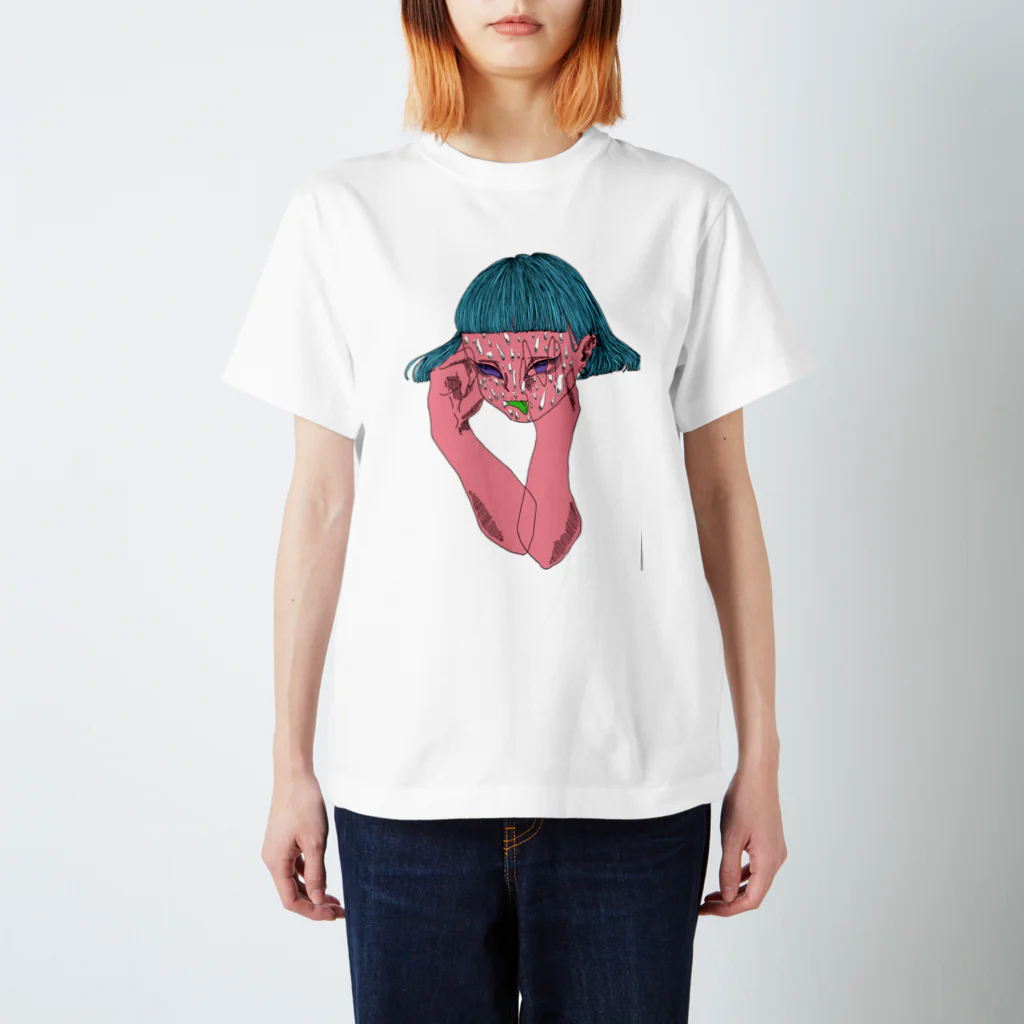 茄子の生きてね Regular Fit T-Shirt