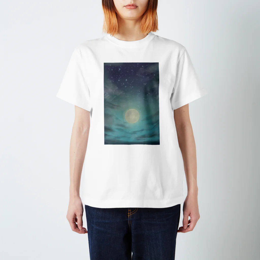 blueHawaiiのcold moon スタンダードTシャツ