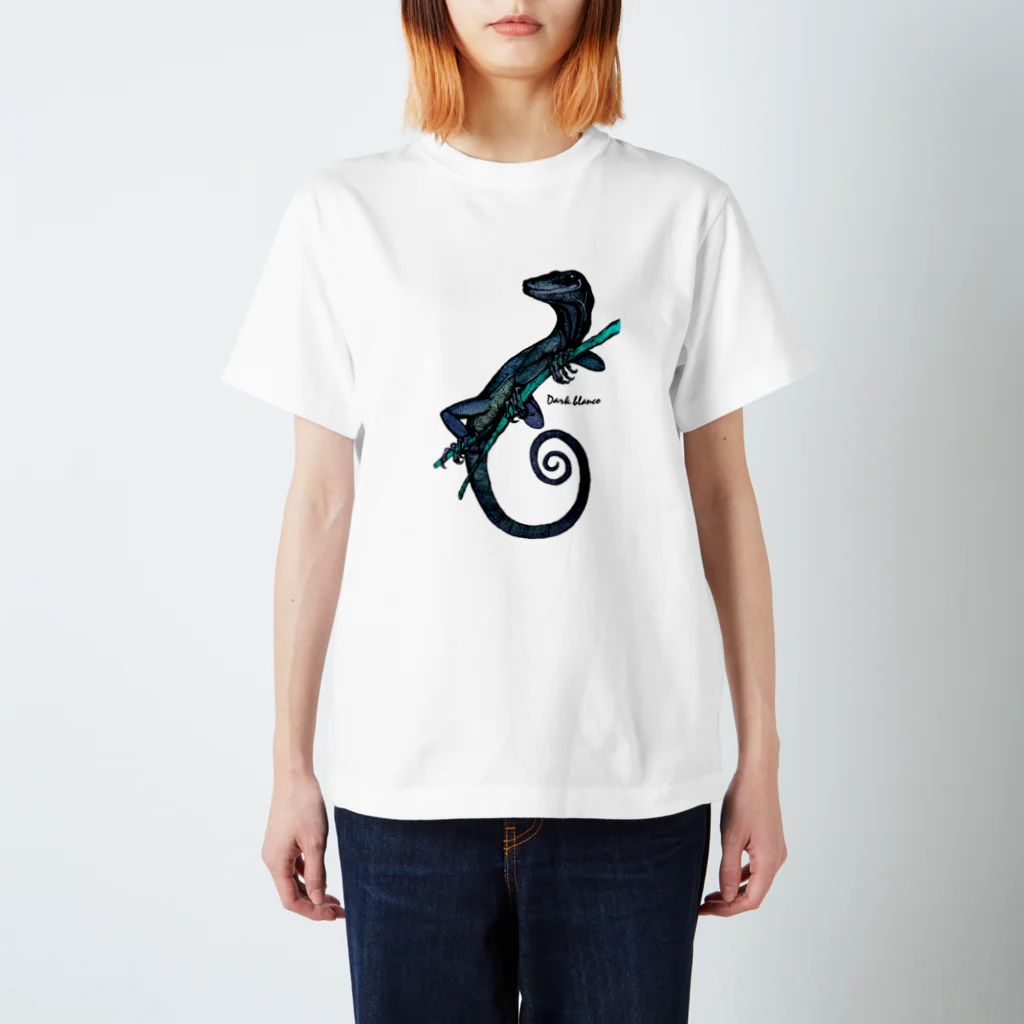  Dark blancoのDark blanco "Lizard" スタンダードTシャツ