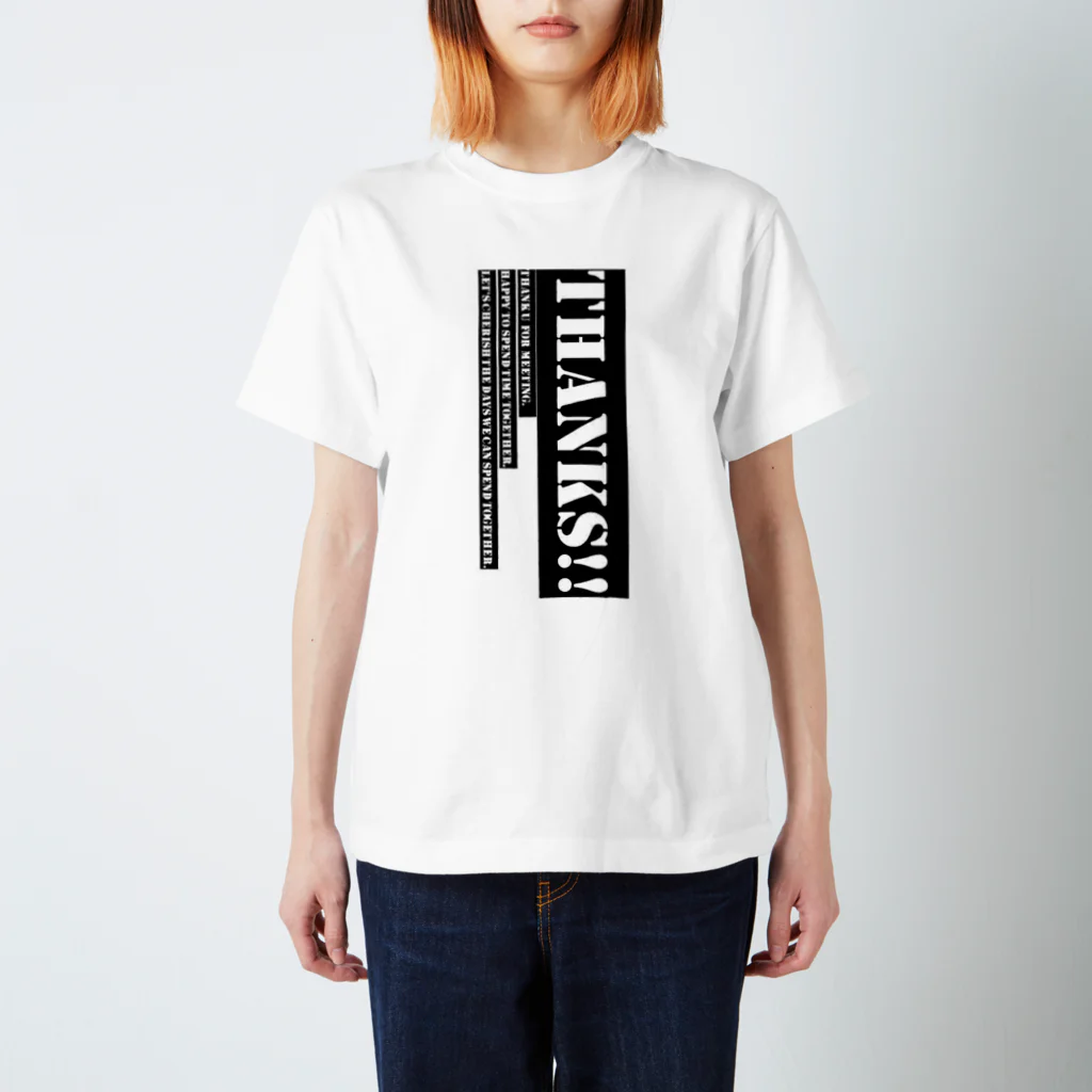 Morishi's ShopのTHANKS Regular Fit T-Shirt