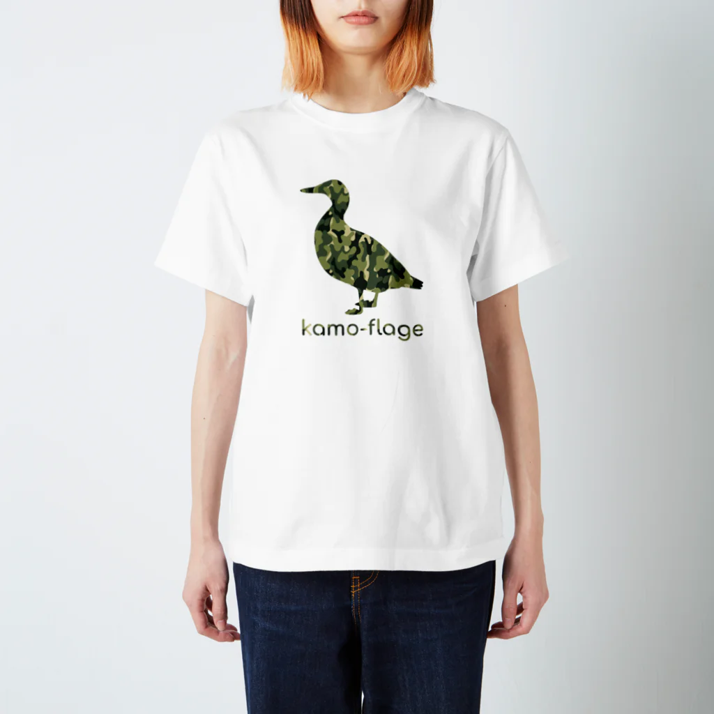 gemgemshopの鴨フラージュ 티셔츠