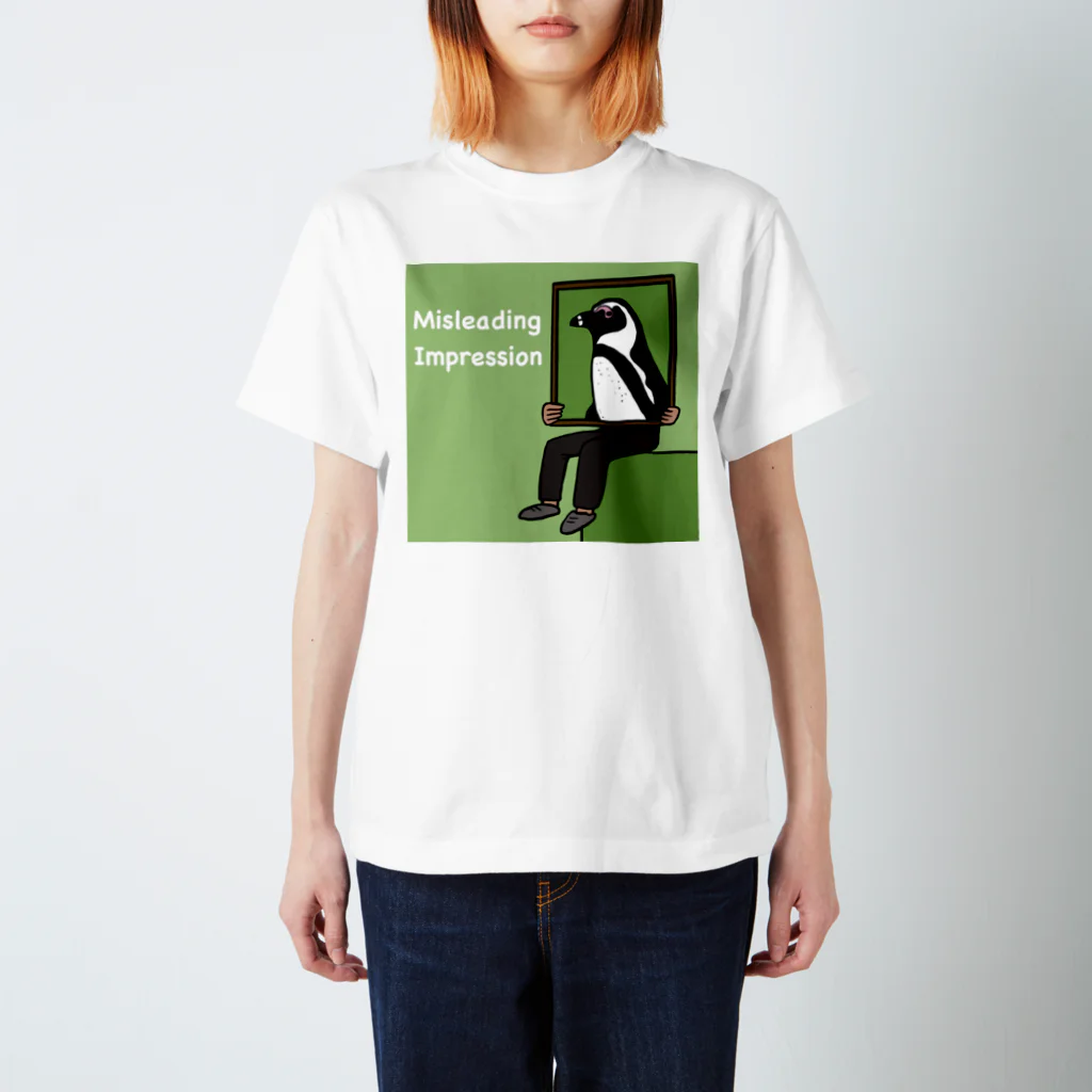 Back FlipperのMisleading Impression (penguin) スタンダードTシャツ