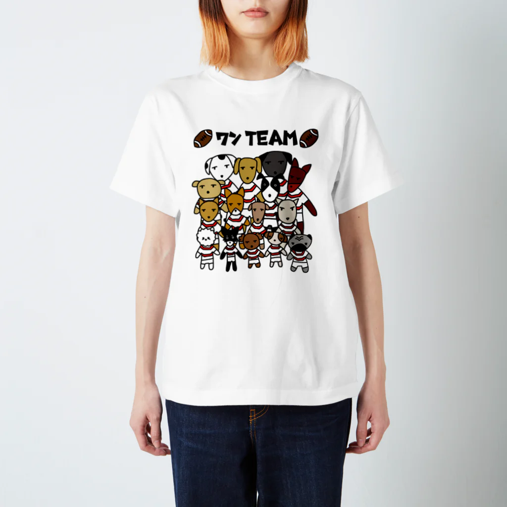 麦畑のワンTEAM Regular Fit T-Shirt