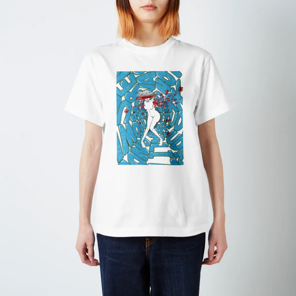 ShabbyPenisのパンク 少女 tシャツ スタンダードTシャツ