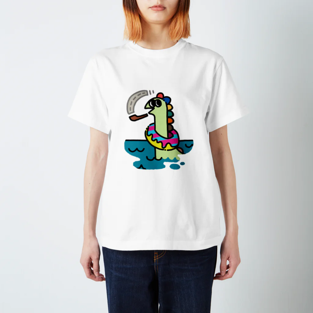 あまみちのきょうりうくんと怠惰 Regular Fit T-Shirt