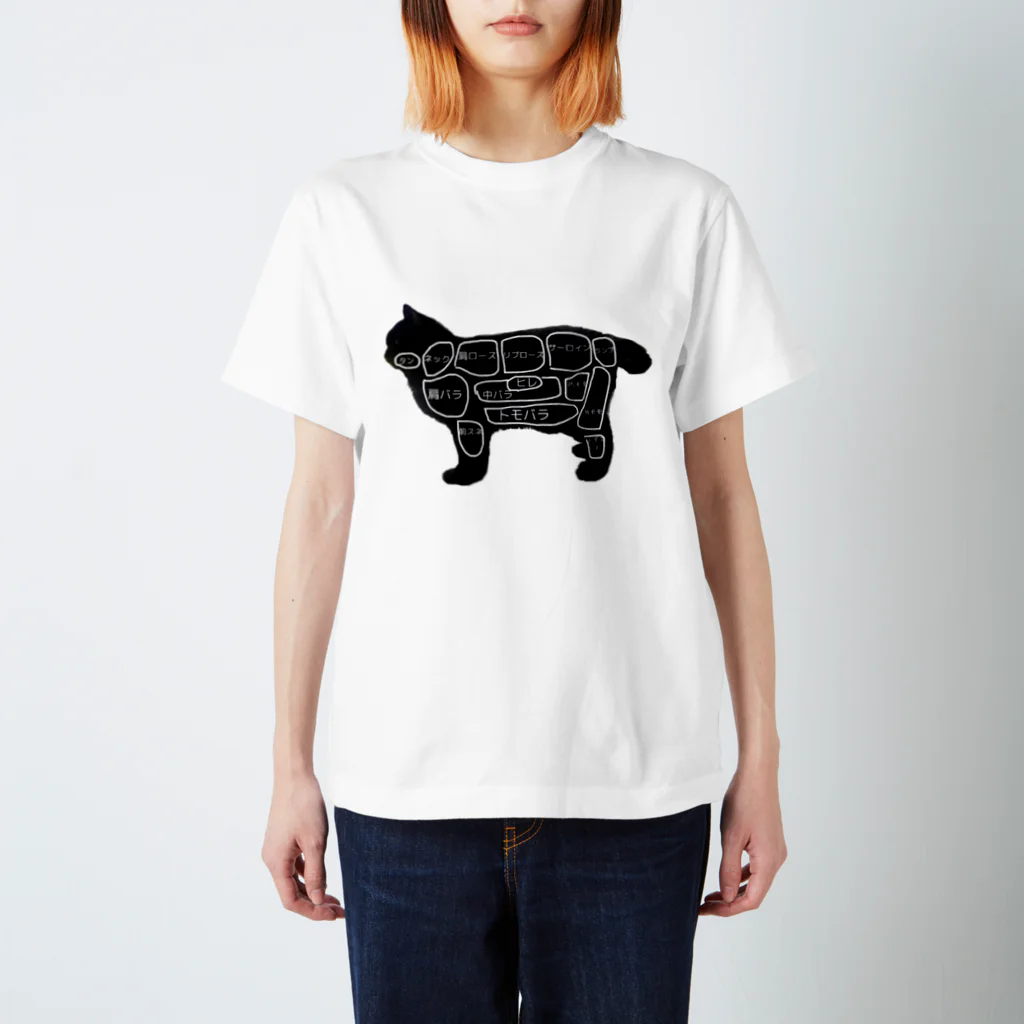 こはの焼肉屋の猫 スタンダードTシャツ
