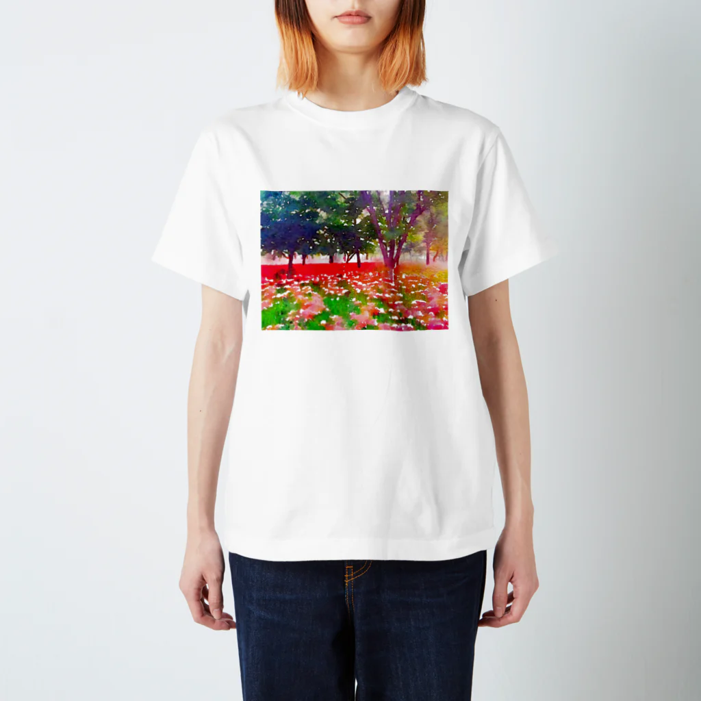 はっちぽっちのCluster amaryllis Regular Fit T-Shirt