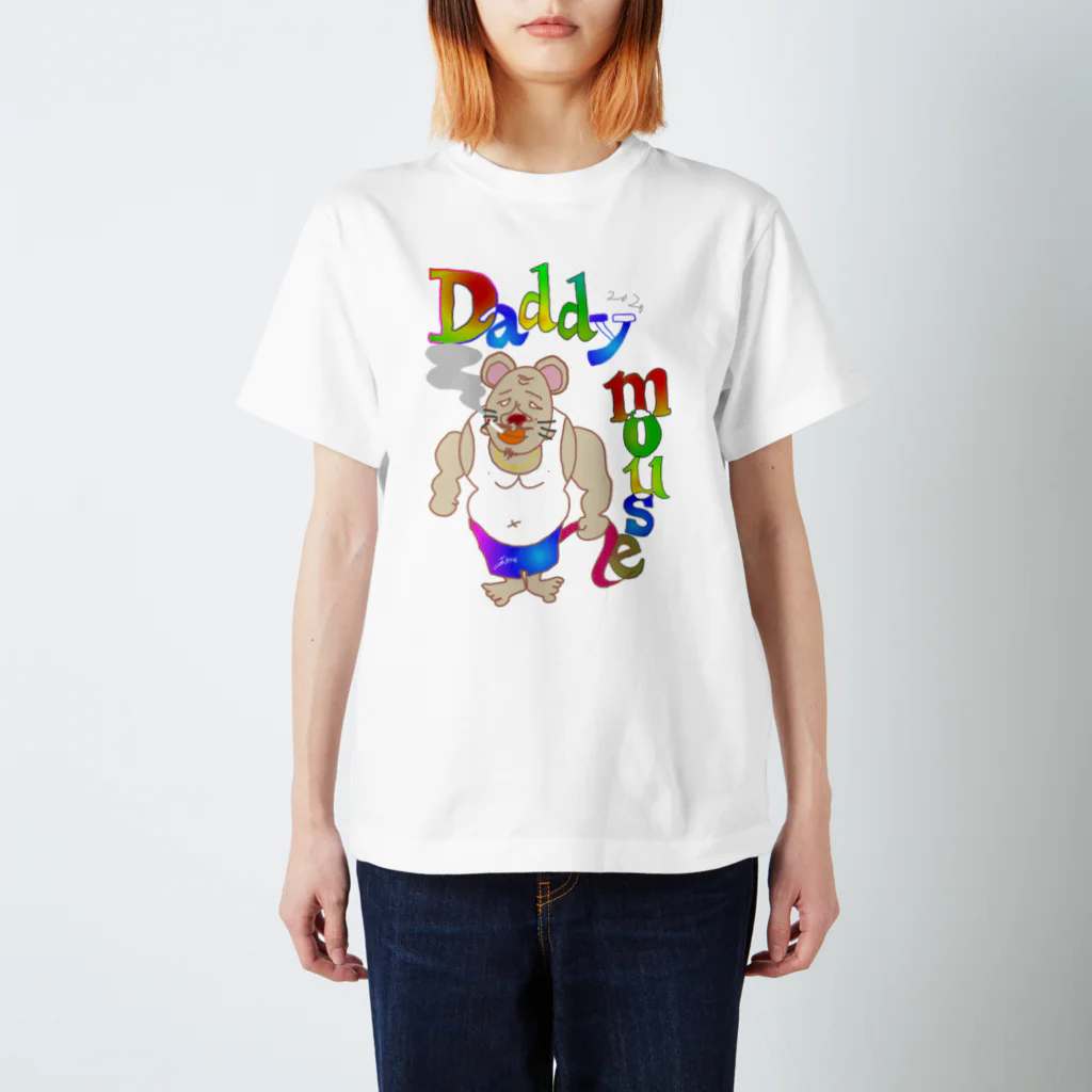 uwotomoのDaddy-mouse スタンダードTシャツ