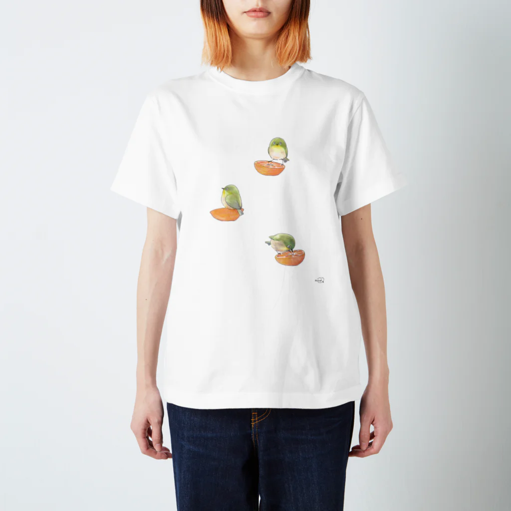 DOTEKKOの-MEJIRO ​N​o​.​3-​ ​B​i​r​d​ ​c​a​l​l Regular Fit T-Shirt
