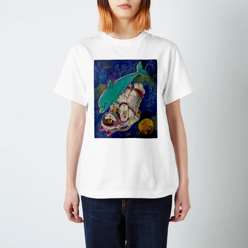 栞南シチのきみと宇宙浮遊 スタンダードTシャツ