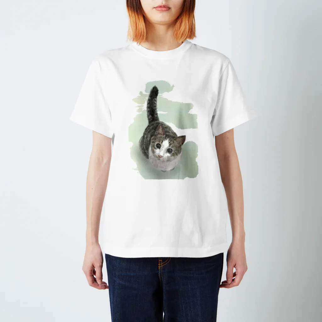 きなこのしまねこ Regular Fit T-Shirt