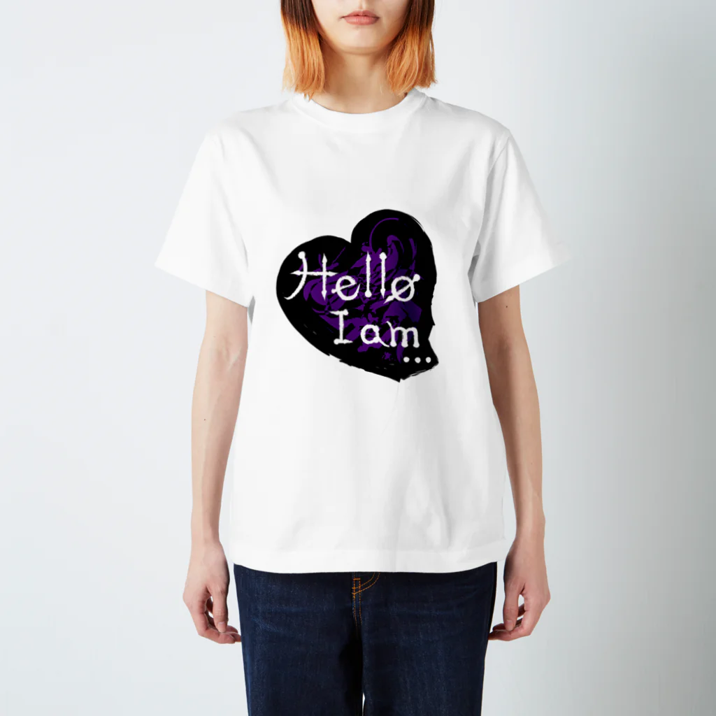 Hello I am ...のSNS-BL Regular Fit T-Shirt