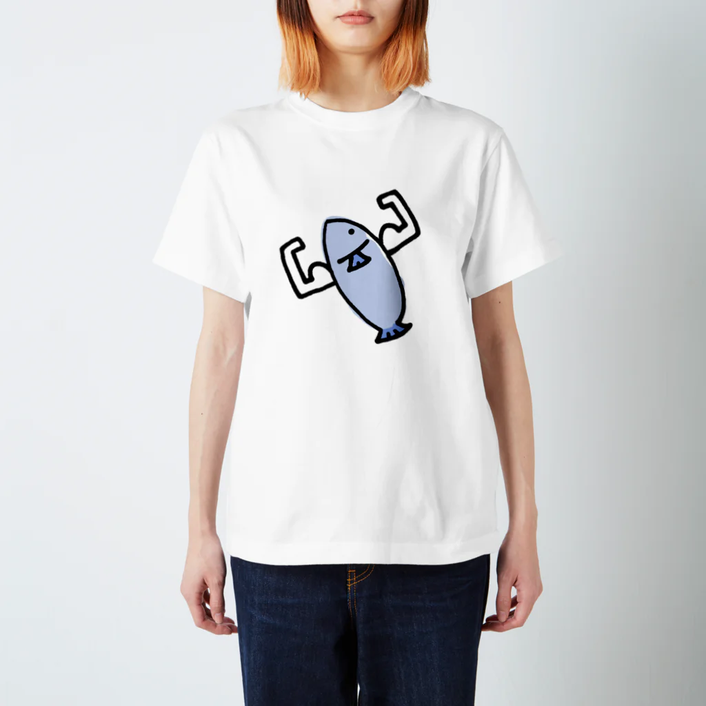 Mark Squier Design SUZURI店のきんにくうお Regular Fit T-Shirt