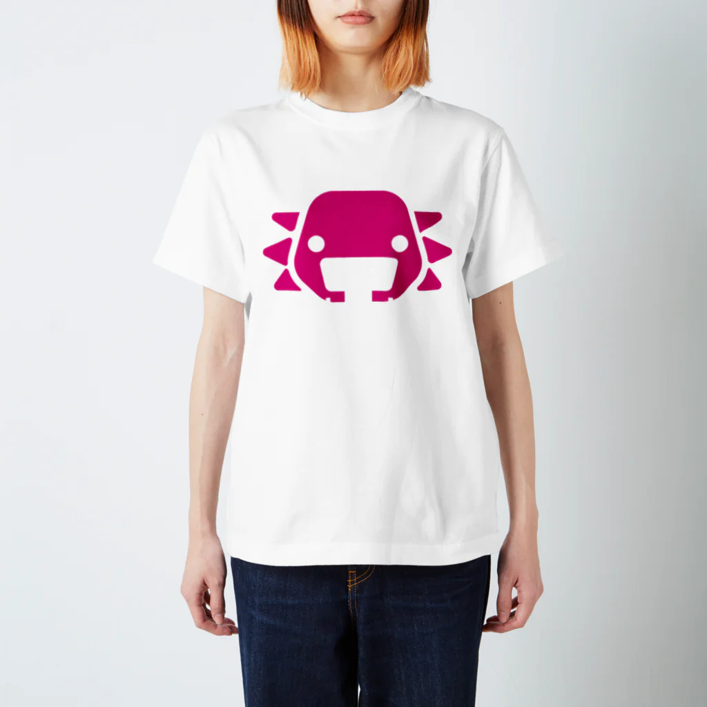 空転ワークスのぺたぞうマーク（白） スタンダードTシャツ