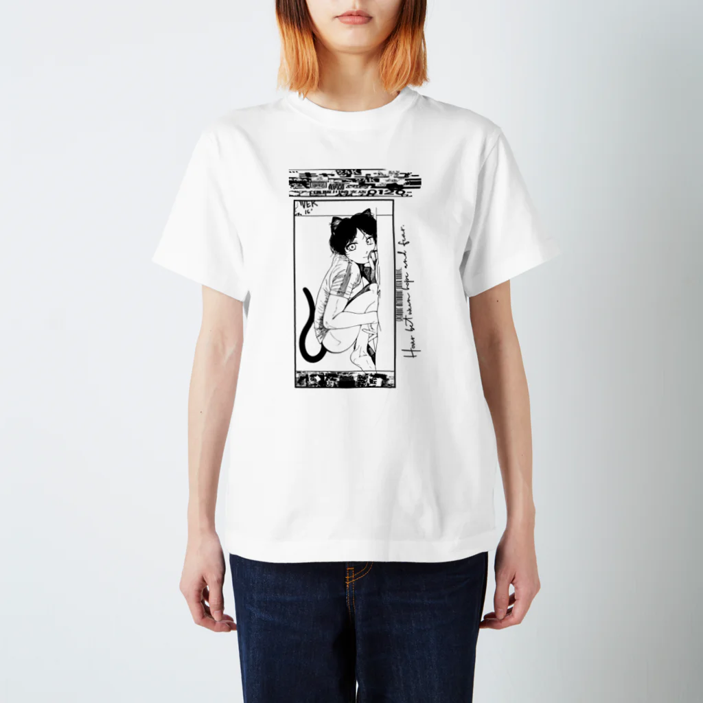 dong_hangのNeko_chang_Bootleg Regular Fit T-Shirt